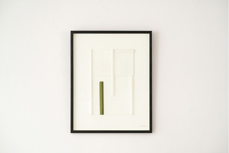 OLIVE SHAPES PAINTING.