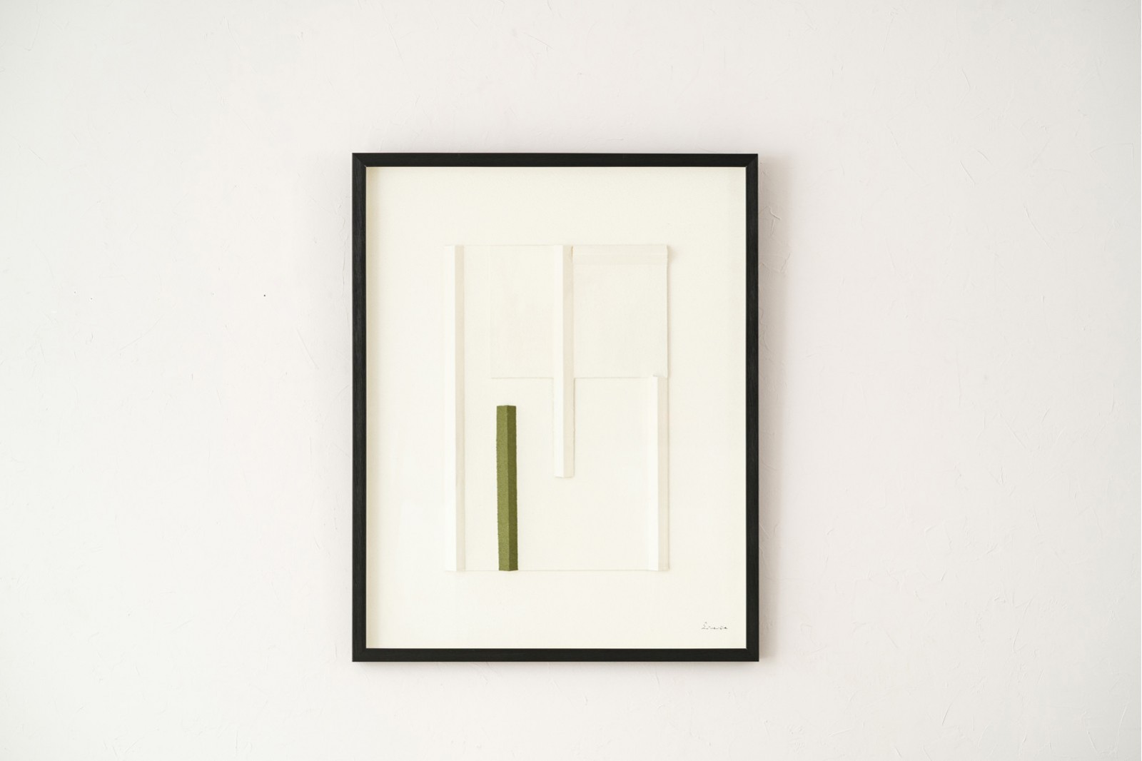 OLIVE SHAPES PAINTING.