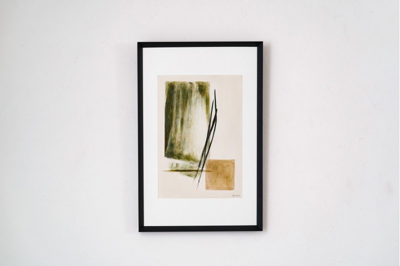 TABLEAU TRAIT OLIVE N°2