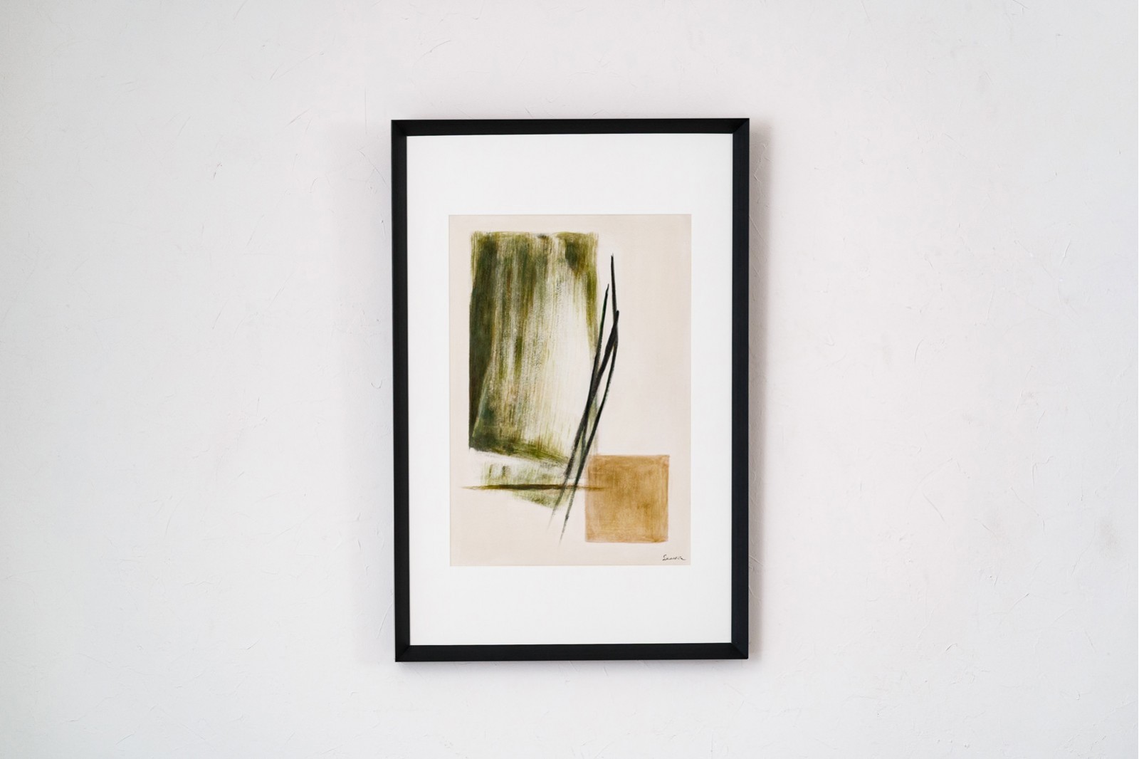 OLIVE STROKE PAINTING NO.2