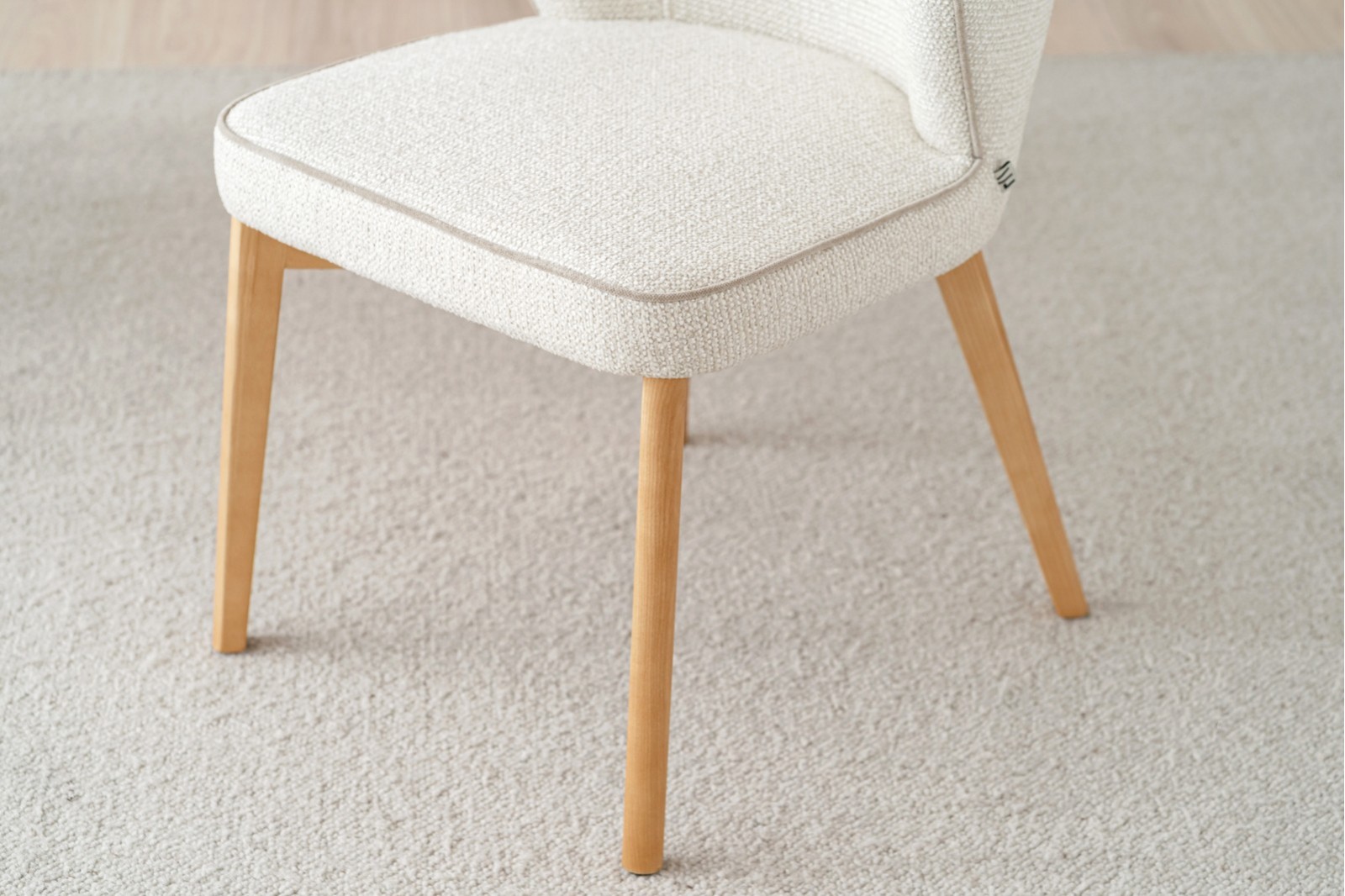 SET 2 SILLAS COMEDOR EVA. MARFIL. TOPO