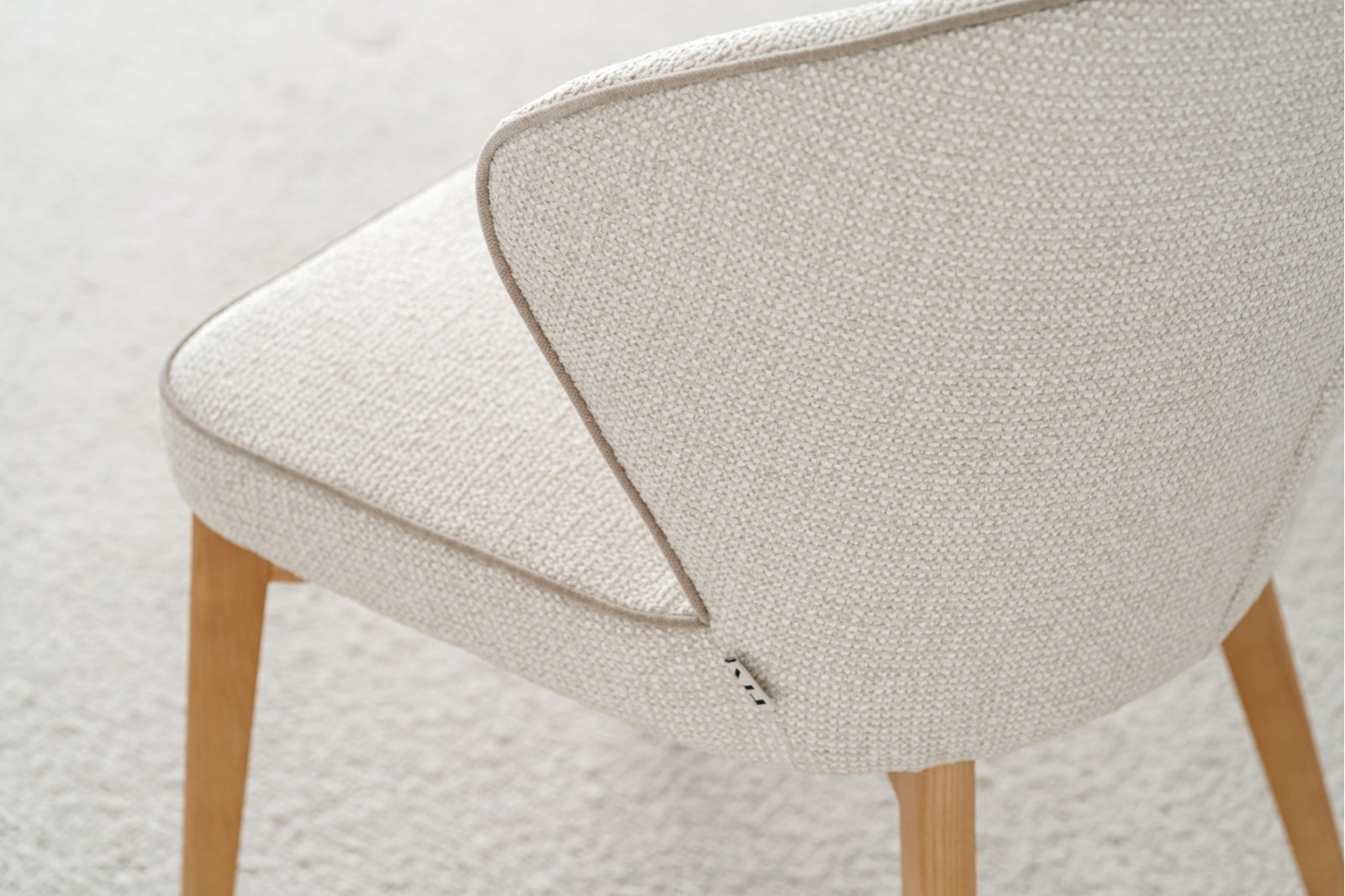 SET 2 CHAIRS EVA.IVORY. TAUPE