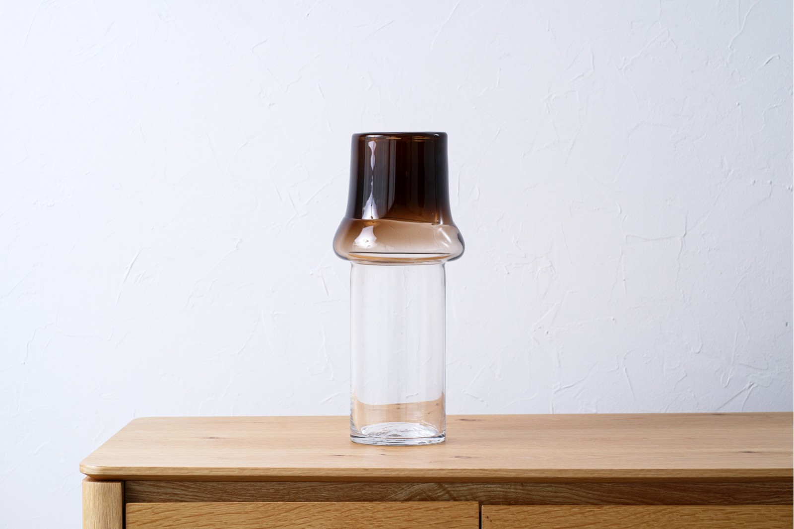 COLLECTION LENA : VASES EN VERRE TRANSPARENT ET COLORÉ