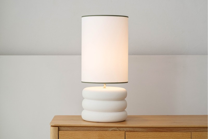 LAMPARA DE MESA DE CERAMICA MOUSSE