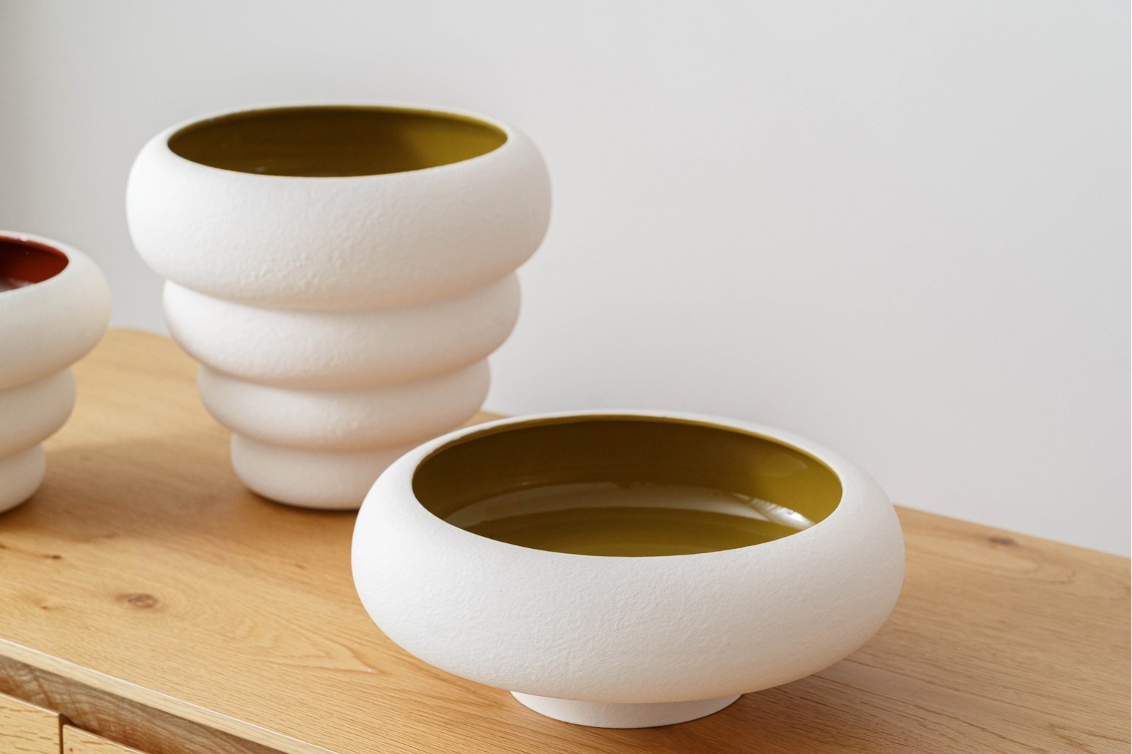 COLECCIÓN MOUSSE:  JARRONES Y CENTRO CERÁMICA| VP Interiorismo