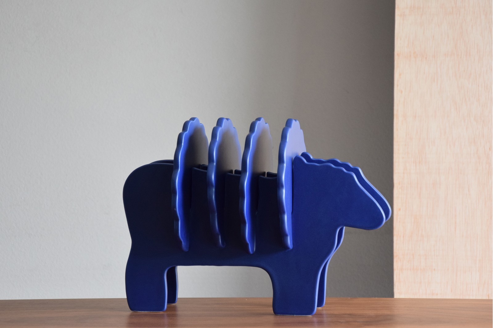FIGURA OVEJA GERTRUDIS. AZUL OSCURO MATE