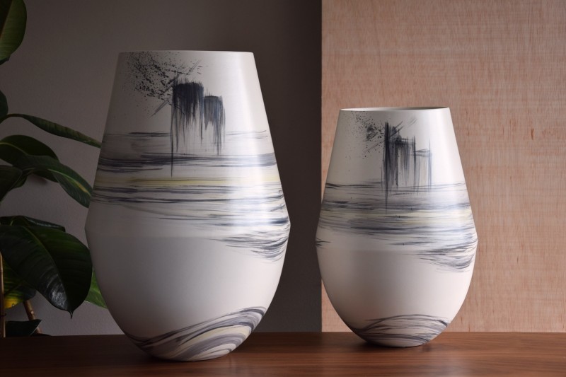 TOKYO COLLECTION: HAND-PAINTED CERAMIC VASES
